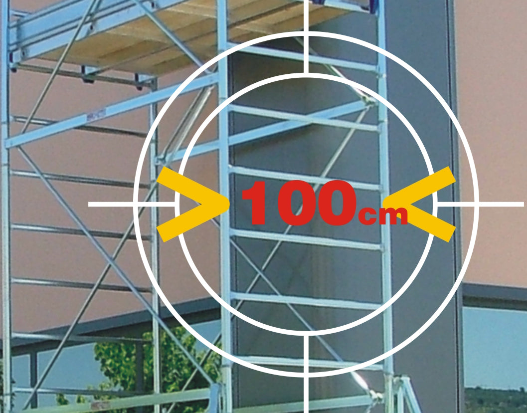 Marchetti System 100X200 Σκαλωσιά - Πύργος Επεκτεινόμενος 100cm x 200cm