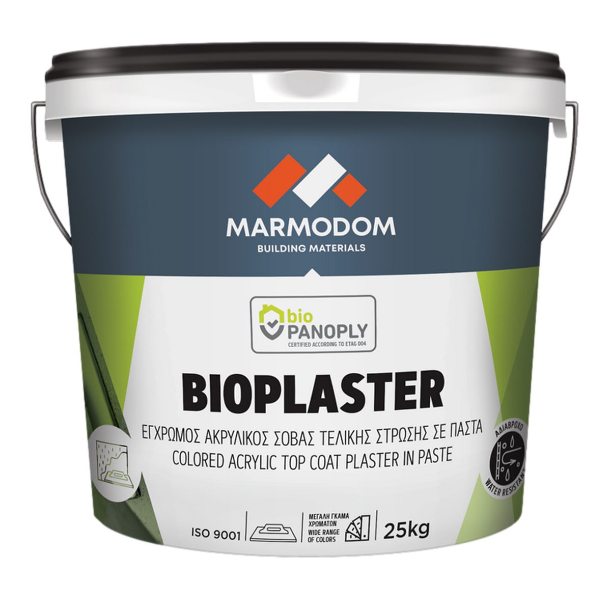 Marmodom Bioplaster Ελαστικός Ακρυλικός Τελικός Σοβάς Θερμοπρόσοψης Graffiato
