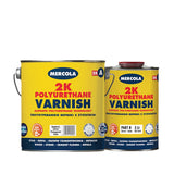 Mercola 2K Polyurethane Varnish Βερνίκι 2 Συστατικών Αλειφατικής Πολυουρεθάνης Διαλύτου Πολλαπλών Εφαρμογών ΣΑΤΙΝΕ