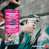Mercola ANTIGRAFFITI COATING Εποξειδικό PU Ματ Βερνίκι Προστασίας Από Γκράφιτι