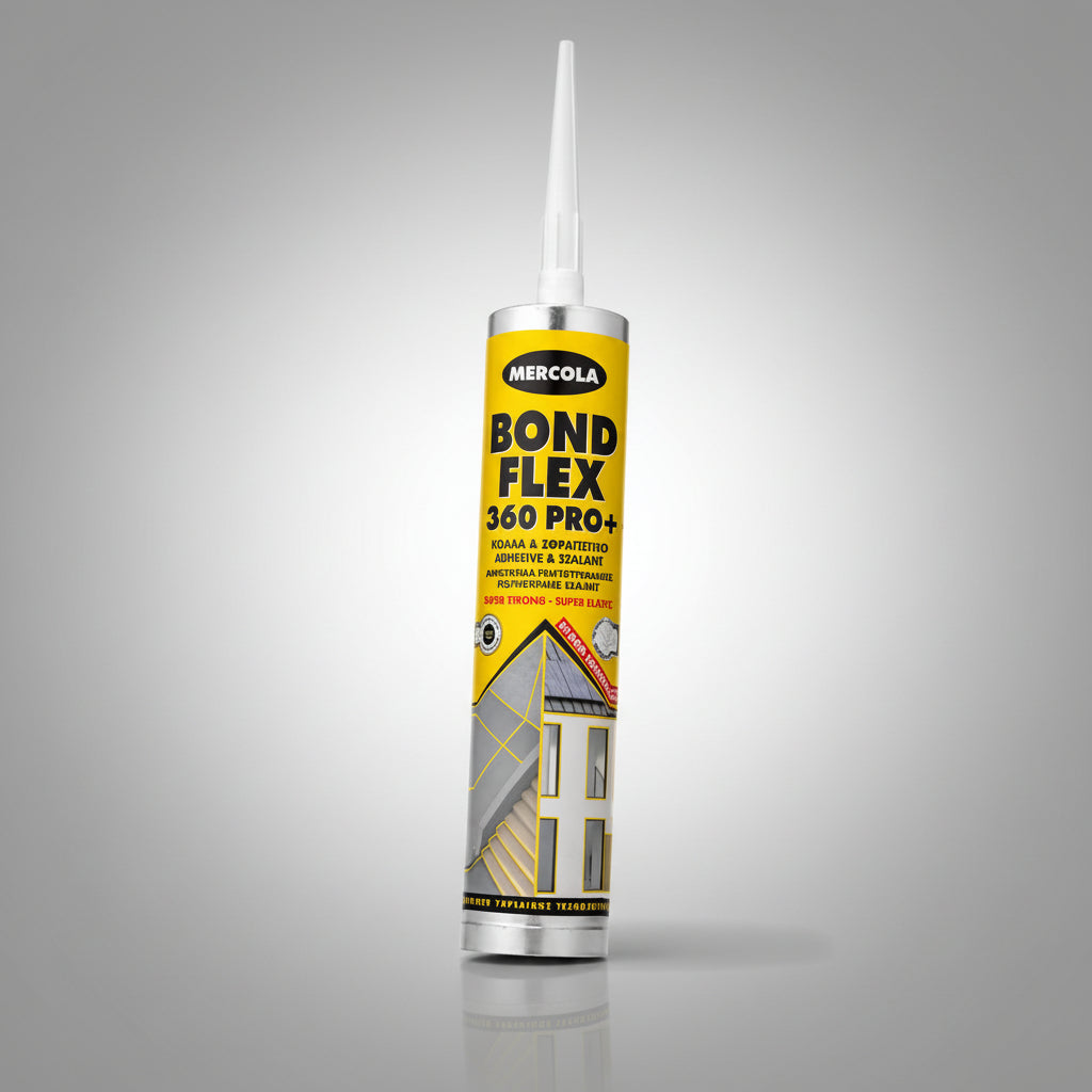 Mercola Bondflex 360PRO+ Πολλαπλών Χρήσεων Μαστίχη Πολυουρεθάνης Σφράγισης-Συγκόλλησης ΛΕΥΚΗ