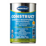 Mercola CONSTRUCT Καθαρός Ακόρεστος Προεπιταχυμένος Πολυεστέρας 2 Συστατικών
