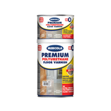 Mercola Premium Floor Varnish 2K Βερνίκι Ακρυλικής Πολυουρεθάνης 2 Συστατικών Διαλύτου Ξύλου Τσιμέντου Πατητής & Άλλων Υλικών ΣΑΤΙΝΕ ANTI SLIP