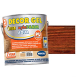 Mercola Xylofarm Aqua Gel Βερνίκι Εμποτισμού Ξύλου Υβριδικής Τεχνολογίας Πολυουρεθάνης Νερού GEL Καρυδιά