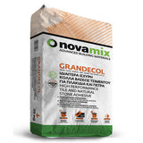 Novamix Grandecol Ενισχυμένη Κόλλα Βάσεως Τσιμέντου για Πλακίδια Φυσικούς Λίθους C2TE 25Kgr Λευκή