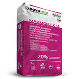 Novamix Marmoflex Ελαστική Κόλλα Πλακιδίων και Στεγανωτικό Κονίαμα Υγρομόνωσης C2TE S2 20Kgr ΛΕΥΚΗ