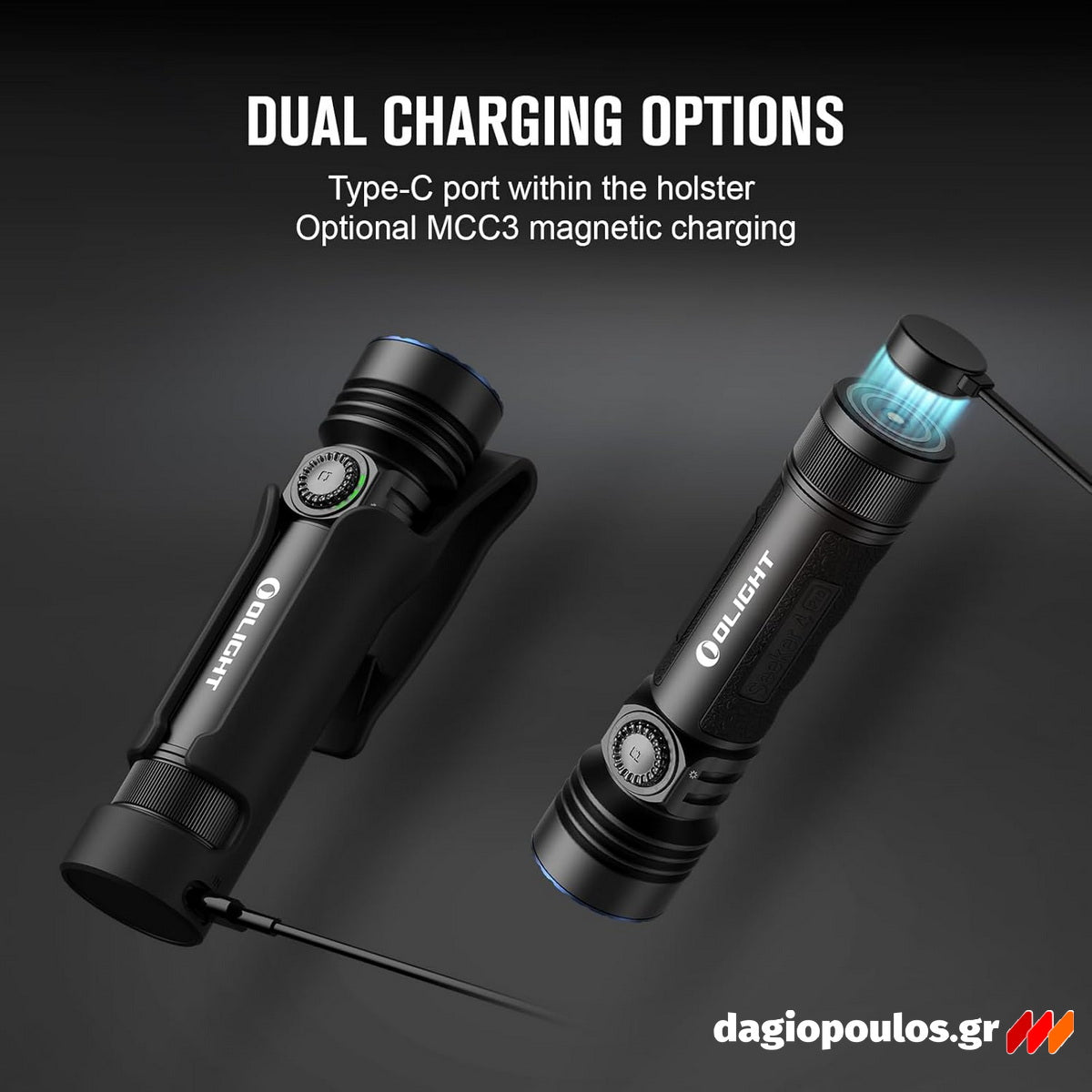 Olight Seeker 4 Pro High Lumen Φακός Χειρός LED 4600 Lumens