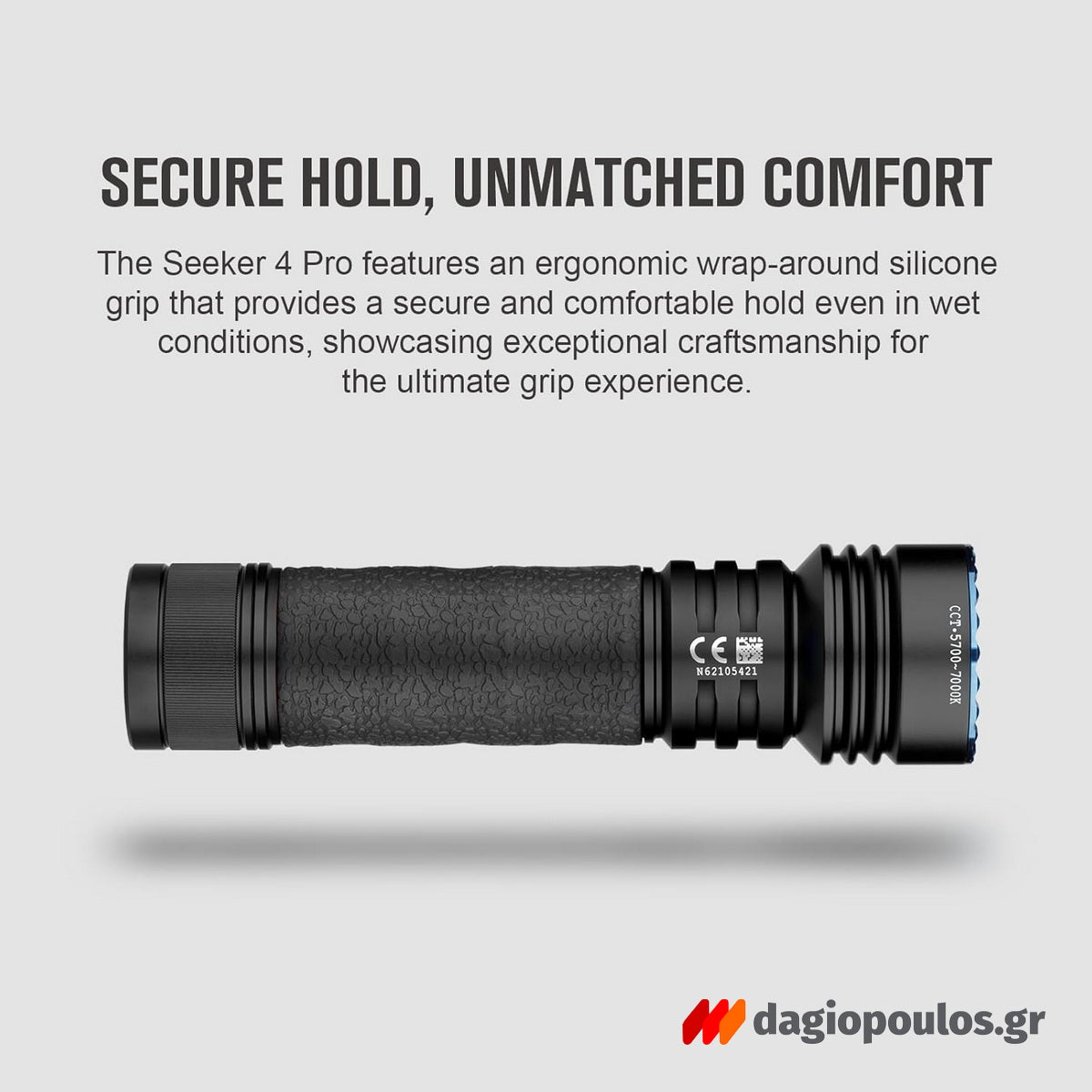 Olight Seeker 4 Pro High Lumen Φακός Χειρός LED 4600 Lumens