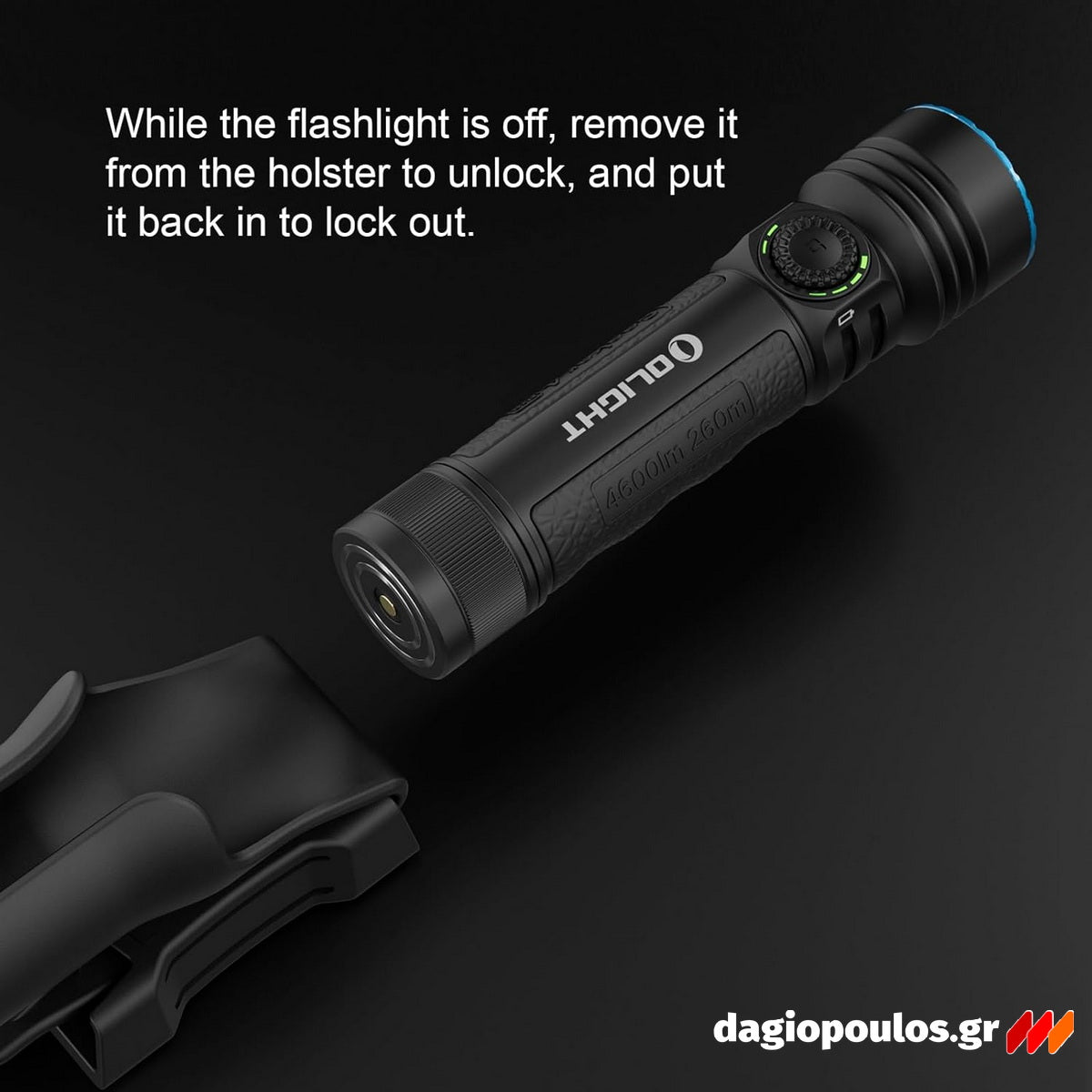 Olight Seeker 4 Pro High Lumen Φακός Χειρός LED 4600 Lumens