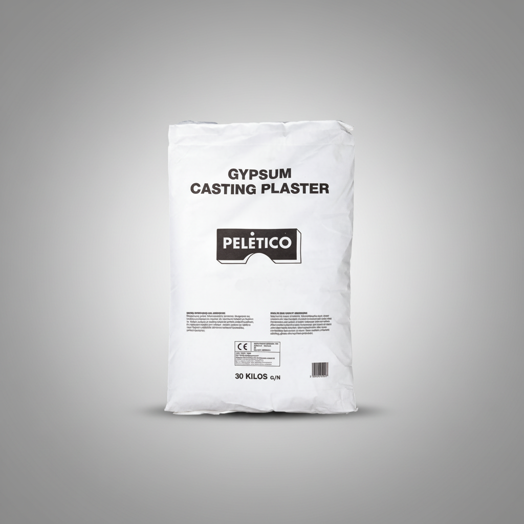Peletico Casting Plaster Γύψος Καλλιτεχνίας Λευκός 30kgr