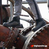 Pezzol Atomic PKB 140 S3S SC CI FO SR ESD Παπούτσια Προστασίας Εργαζομένων Ημιμποτάκια Με Προστασία Ιταλίας