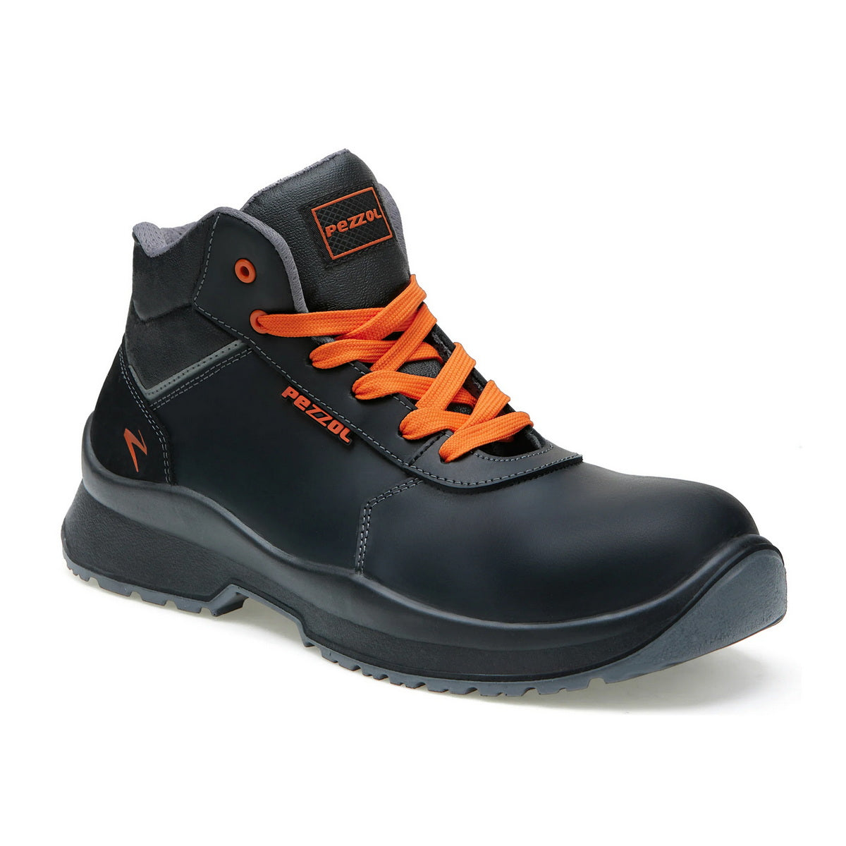 Pezzol Jackson Orange S3 SRC Παπούτσια Ασφαλείας Εργαζομένων Ημιμποτάκια Με ΜΗ ΜΕΤΑΛΛΙΚΗ Προστασία Ιταλίας