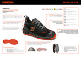Pezzol Jump XS 40 S1PS SC FO SR ESD Παπούτσια Ασφαλείας Εργαζομένων Χαμηλά Με Προστασία Ιταλίας