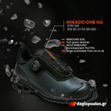Pezzol Mikado CHB 150 S3S SC CI FO SR ESD Παπούτσια Ασφαλείας Εργαζομένων Χαμηλά Με Προστασία Ιταλίας