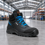 Pezzol REBEL S3S SC FO SR ESD Παπούτσια Ασφαλείας Εργαζομένων Ημιμποτάκια Με ΜΗ Μεταλλική Προστασία Ιταλίας