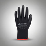 Polyco Matrix P Grip Black Γάντια Εργασίας Πλεκτά Με Παλάμη Επένδυση Πολυουρεθάνης Μαύρα (Ζεύγος)