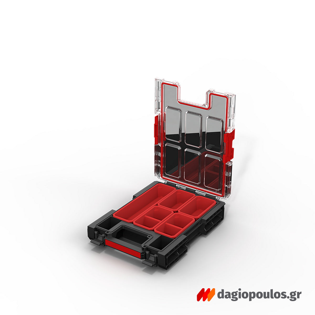 QBrick System One Organizer M 2.0 Εργαλειοθήκη Ταμπακιέρα (Organizer) Με Διαφανές Καπάκι