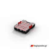 QBrick System One Organizer M 2.0 Εργαλειοθήκη Ταμπακιέρα (Organizer) Με Διαφανές Καπάκι