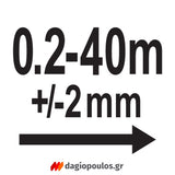 Yato YT-73122 Μέτρο Με Μετρητή Αποστάσεων Laser 40mtr