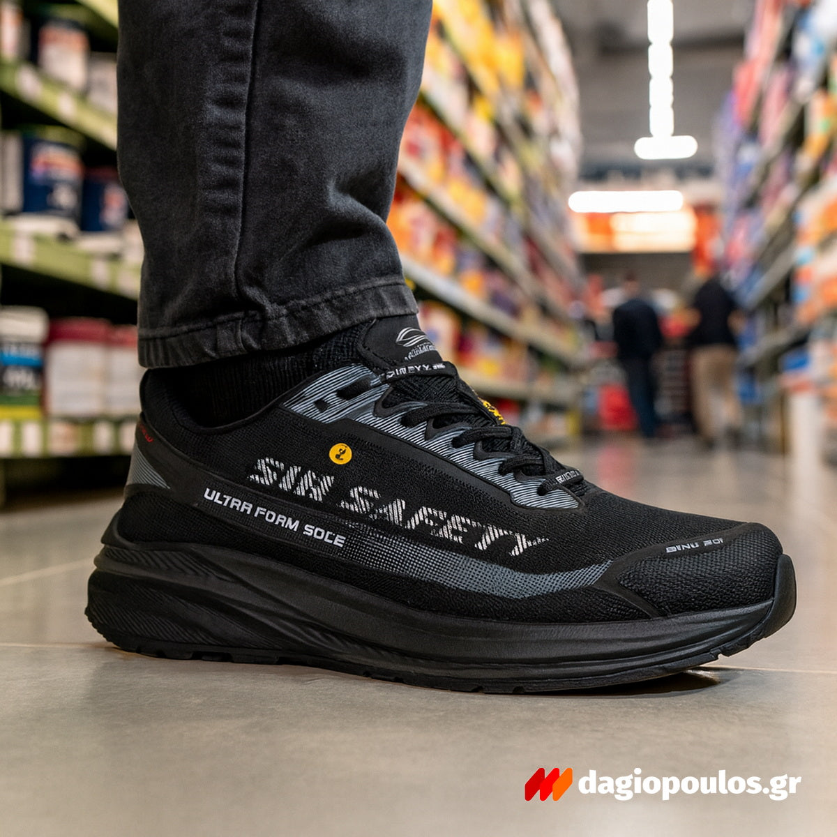 SIR Safety Unique MB3218 S1PS Παπούτσια Ασφαλείας Εργαζομένων Χαμηλά Με ΜΗ Μεταλλική Προστασία Ιταλίας