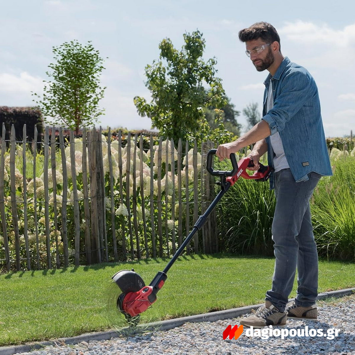 Skil 0230 CA 20V Max Autofeed Χλοοκοπτικό Μεσινέζας Μπαταρίας Αυτοτροφοδοτούμενο 18V SOLO