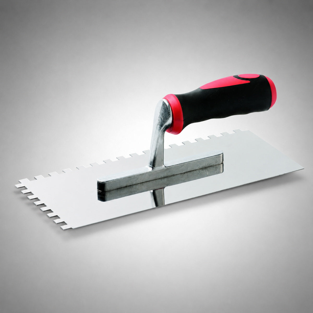 Schuller Stan Karo Eco Σπάτουλα Κόλλας Οδοντωτή 280x130mm Με Bi-Material Λαβή Ανοξείδωτη (Inox)