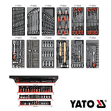 Yato YT-55300 Εργαλειοφόρος Τροχήλατος 6 Συρταριών Με Συλλογή 177 Εργαλείων