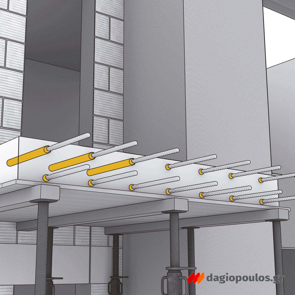 Sika AnchorFix 3030 Εποξειδικό Συγκολλητικό Χημικό Υλικό Αγκυρώσεων & Βυσμάτων Υψηλής Απόδοσης