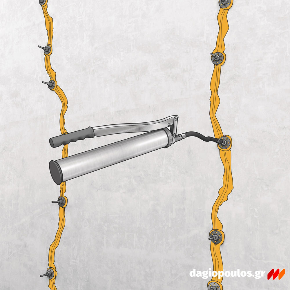 Sika Sikadur Crack Repair Kit (A+B) Πλήρες Σύστημα Αποκατάστασης Ρωγμών Σκυροδέματος