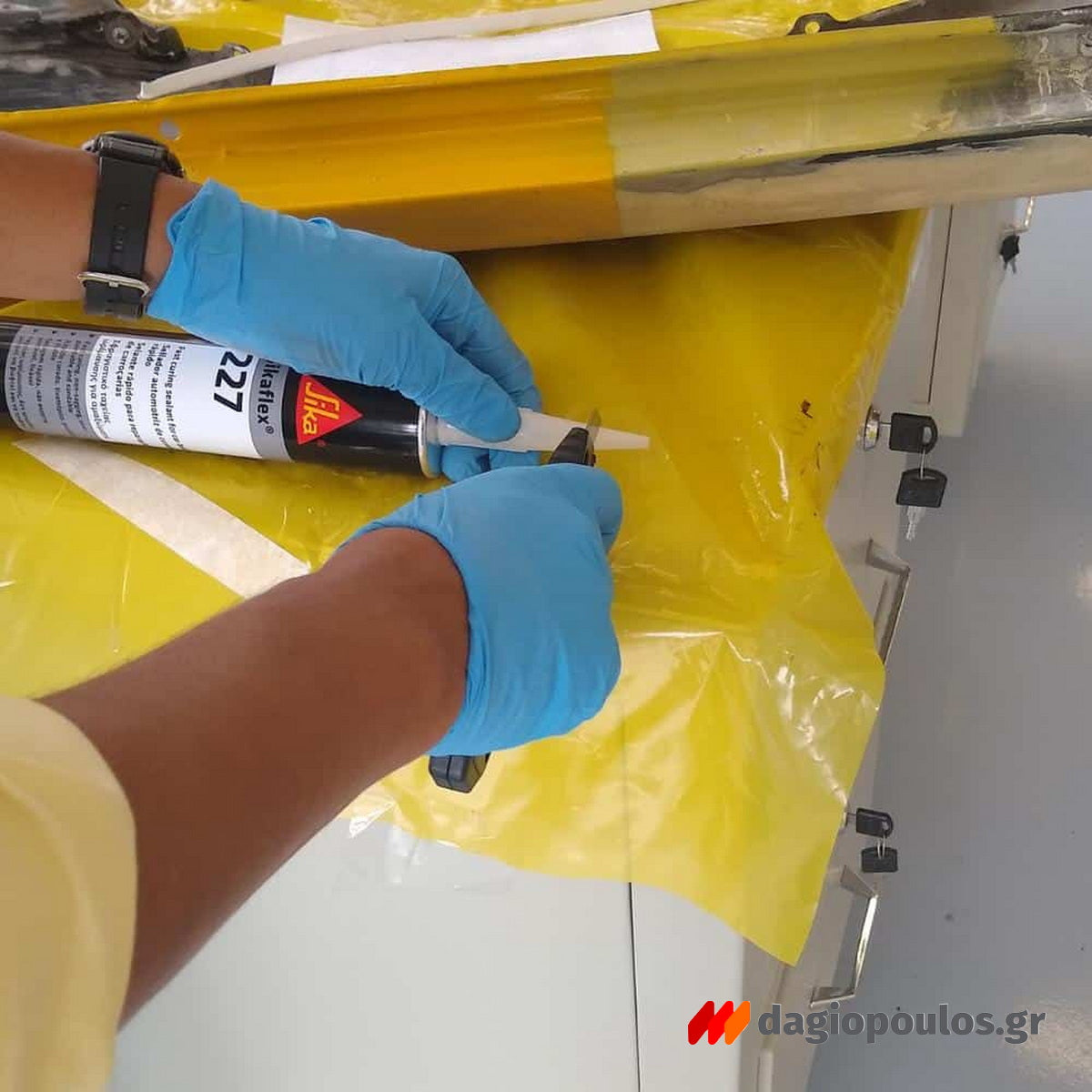 Sika Sikaflex 227 Σφραγιστικό Πολλαπλών Εφαρμογών ΛΕΥΚΟ