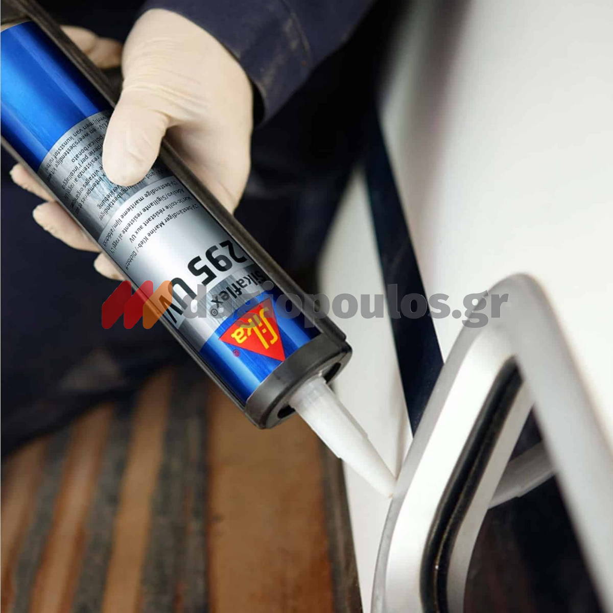 Sika Sikaflex 295 UV Marine Σφραγιστικό - Συγκολλητικό Οργανικών Κρυστάλλων & Ναυπηγικών Εφαρμογών ΜΑΥΡΟ