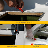 Sika Sikaflex 522 Υβριδικό Σφραγιστικό Βάσεως STP Εξαιρετικής Αντοχής ΛΕΥΚΟ