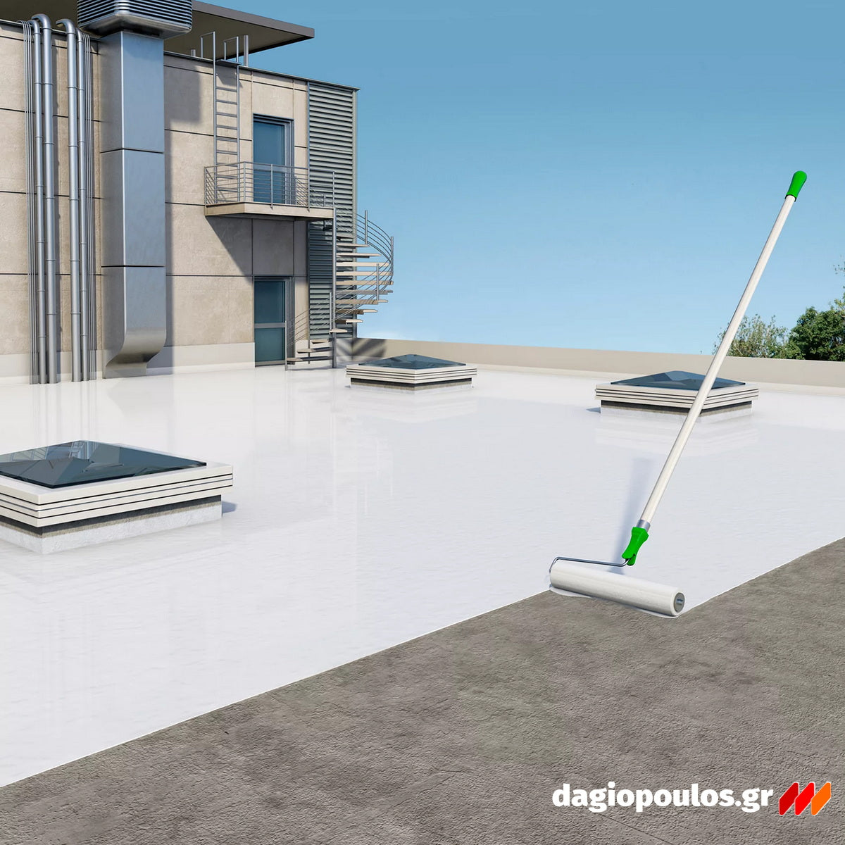 Sika Sikalastic®670 TC 1 Συστατικού Αλειφατική Πολυουρεθάνη Μόνωσης Ταρατσών - Δωμάτων