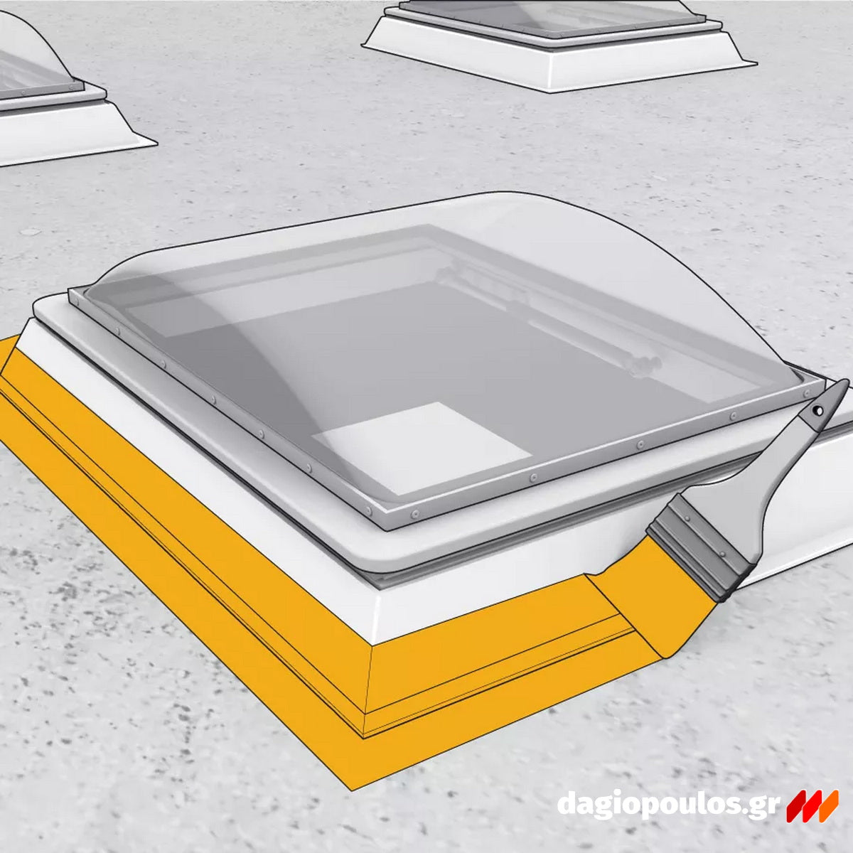 Sika Sikalastic®670 TC 1 Συστατικού Αλειφατική Πολυουρεθάνη Μόνωσης Ταρατσών - Δωμάτων