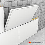 Sika ThermoCoat®-1/3 HS Τσιμεντοειδές Κονίαμα Συγκόλλησης Θερμομονωτικών Πλακών ΛΕΥΚΗ