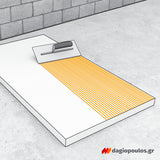 Sika ThermoCoat®-1/3 HS Τσιμεντοειδές Κονίαμα Συγκόλλησης Θερμομονωτικών Πλακών ΛΕΥΚΗ