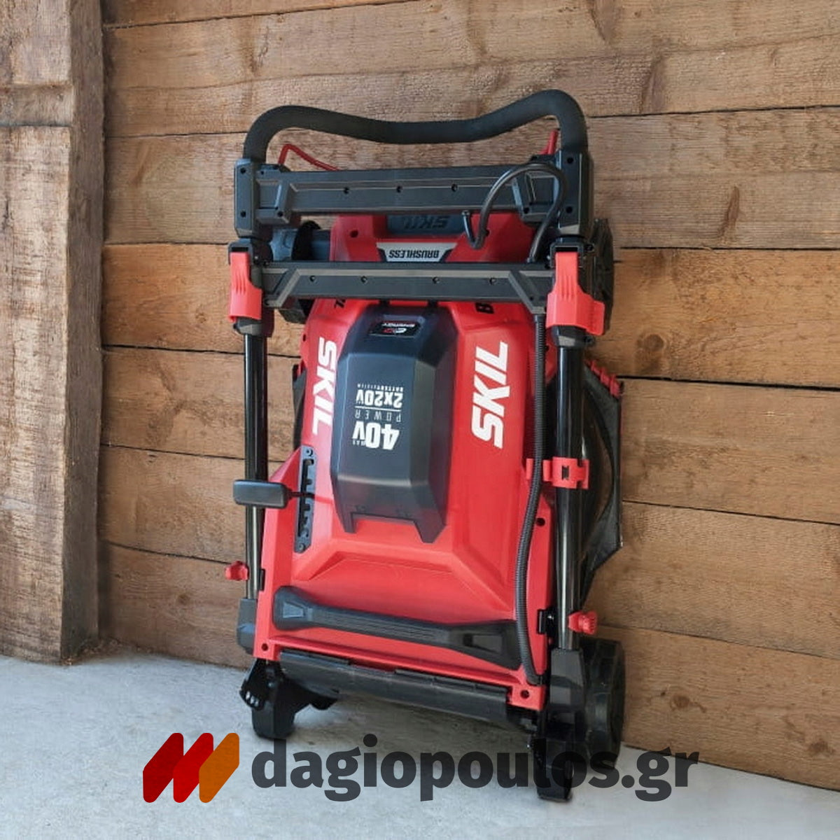 Skil 0140 CA 40V Max Brushless Χλοοκοπτική Μηχανή Γκαζόν Μπαταρίας Ωθούμενη 36V Li-ion Με 2 Μπαταρίες 4.0Ah