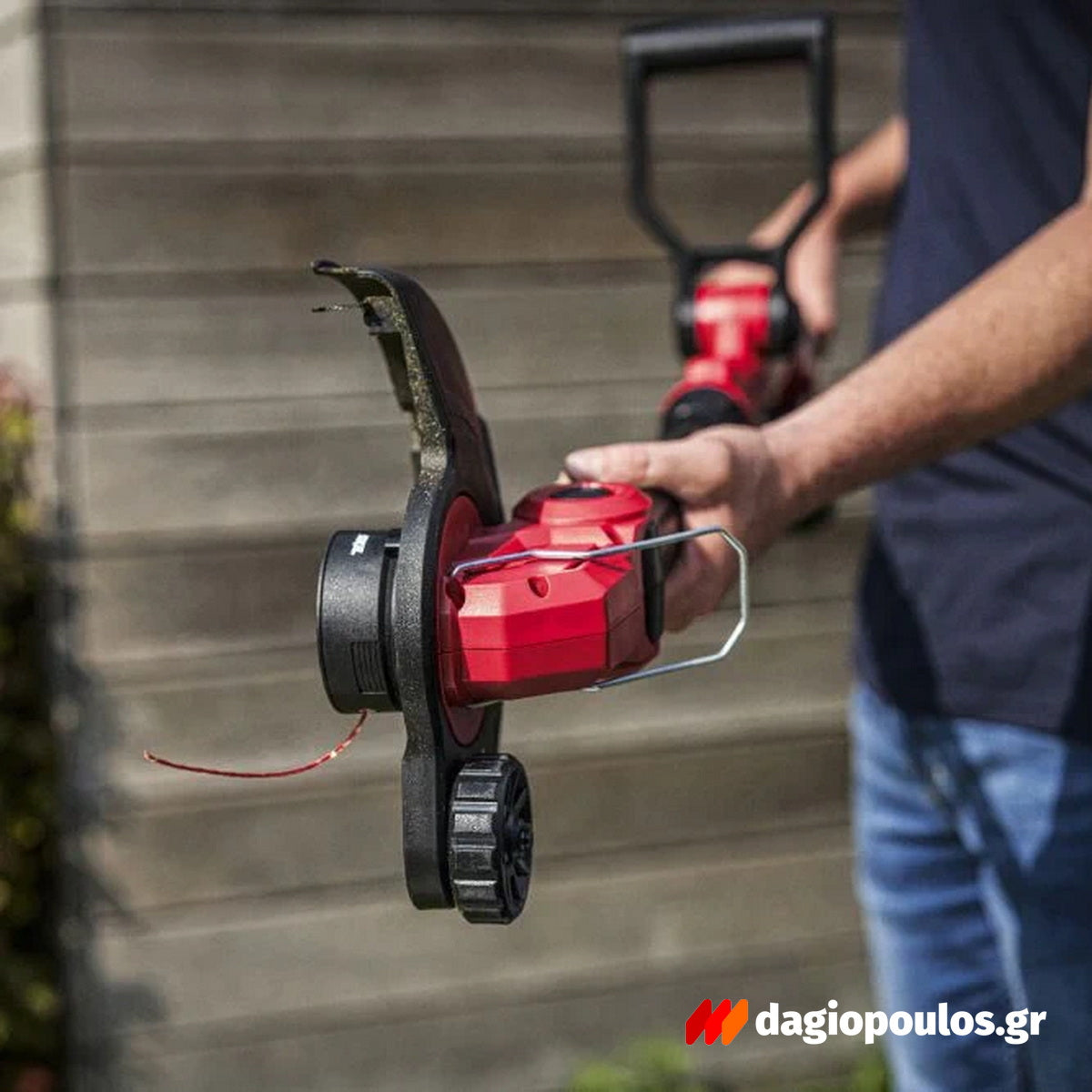 Skil Σετ Μηχανή Γκαζόν 0130 CA - Χλοοκοπτικό Μεσινέζας 0230 CA Με 2 Μπατ.4.0Ah - Φορτιστή