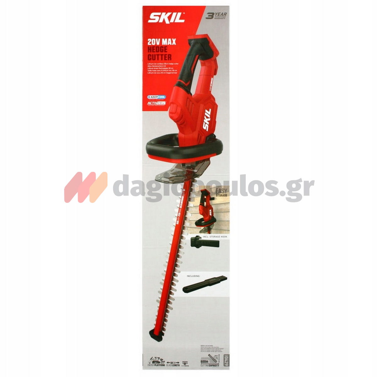 Skil 0429 CA 20V Max Ψαλίδι Μπορντούρας (Μπορντουροψάλιδο) Μπαταρίας 18V Li-Ion Διπλής Λάμας SOLO