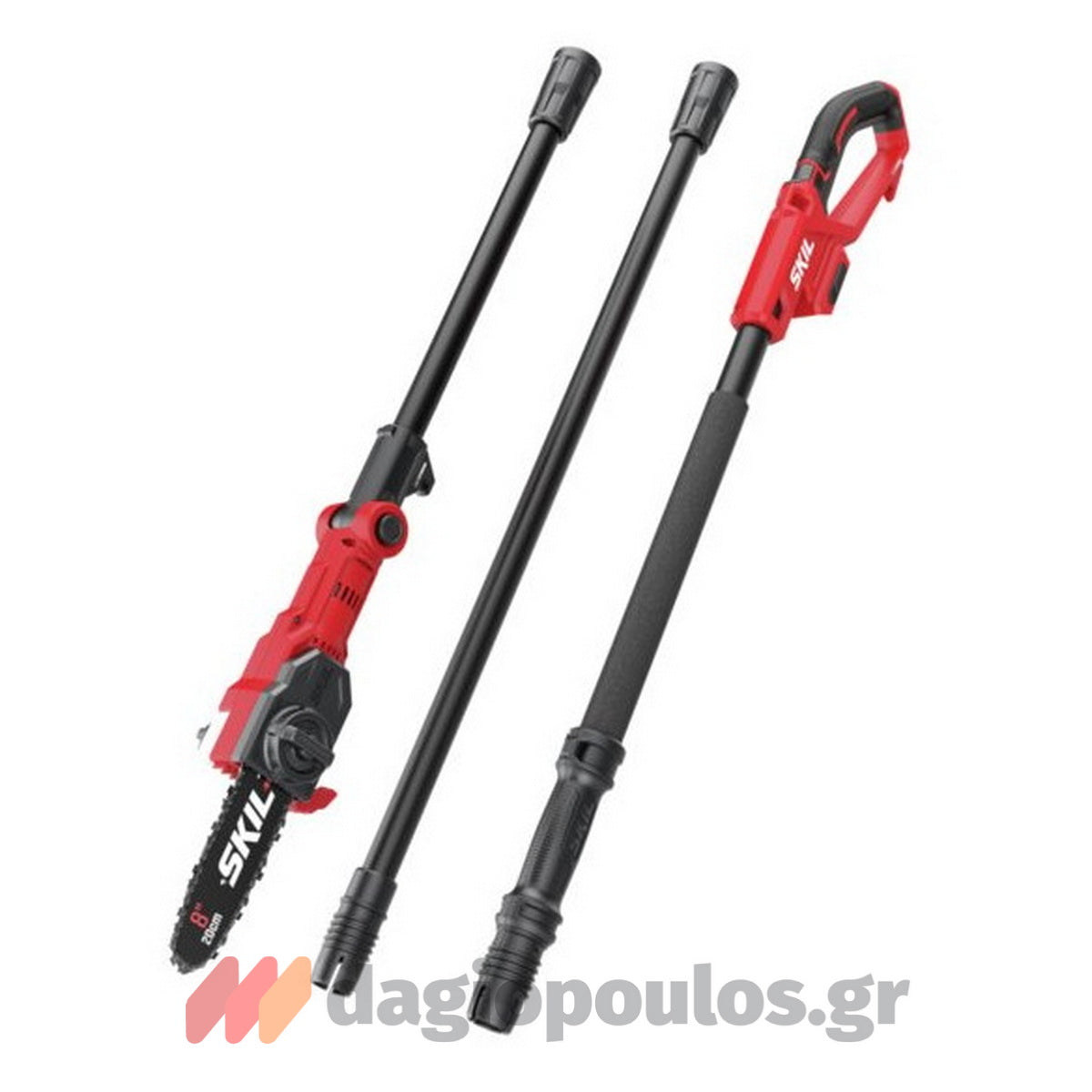 Skil 0650 CA 20V Max Αλυσοπρίονο Τηλεσκοπικό Μπαταρίας 18V Li-Ion 20cm Με Μπαταρία 4.0Ah