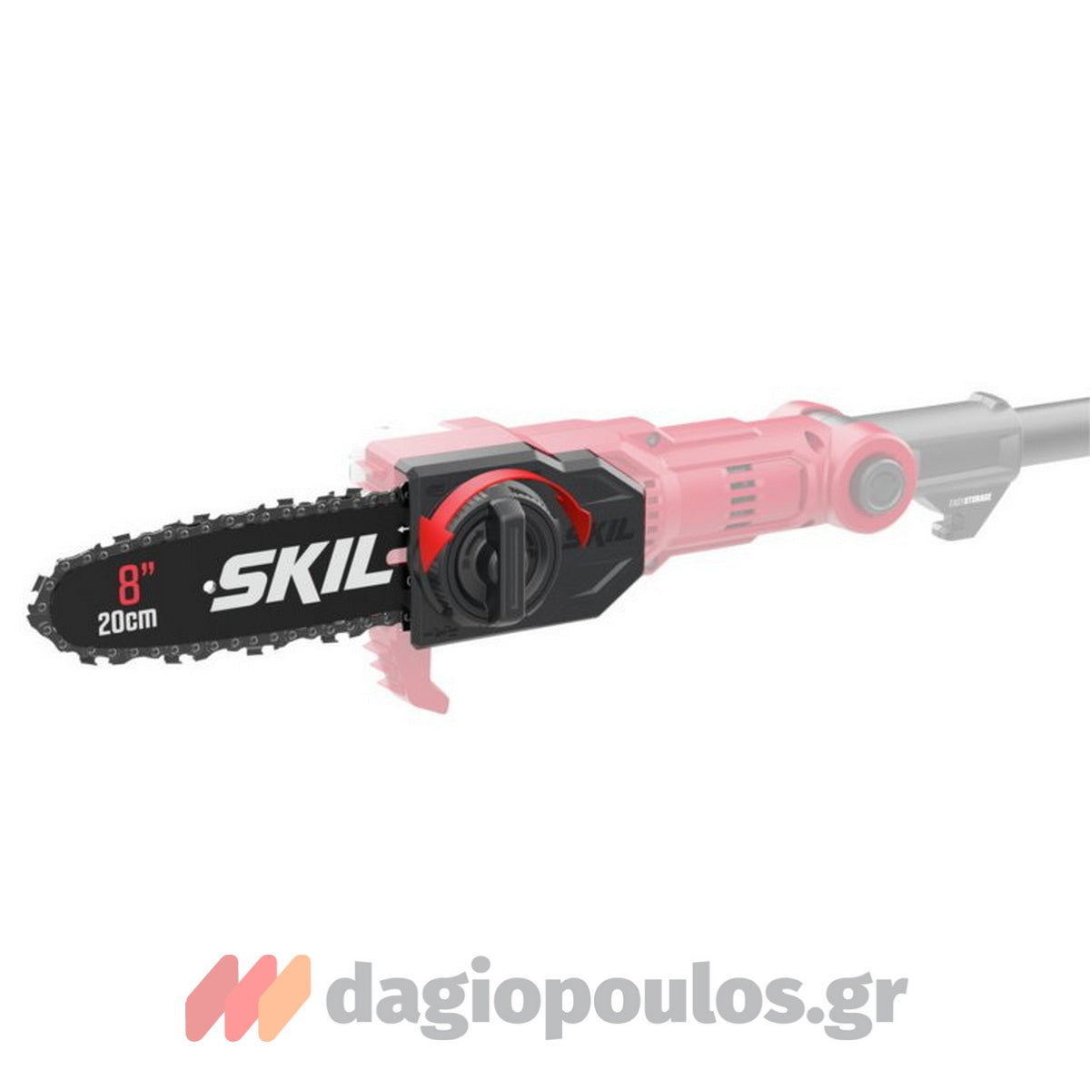 Skil 0650 CA 20V Max Αλυσοπρίονο Τηλεσκοπικό Μπαταρίας 18V Li-Ion 20cm Με Μπαταρία 4.0Ah