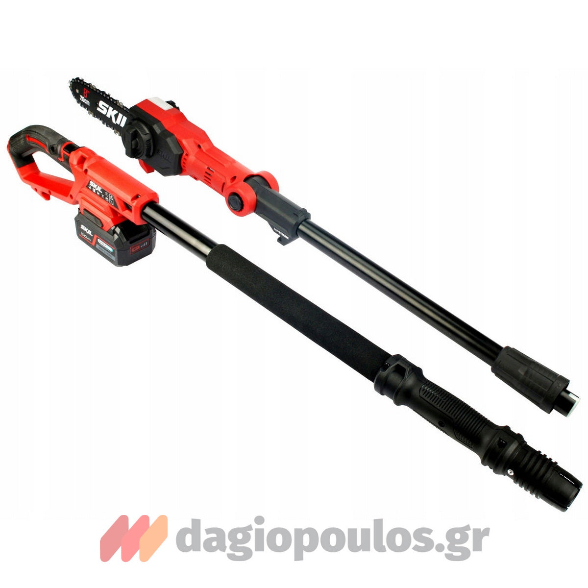 Skil 0650 CA 20V Max Αλυσοπρίονο Τηλεσκοπικό Μπαταρίας 18V Li-Ion 20cm Με Μπαταρία 4.0Ah