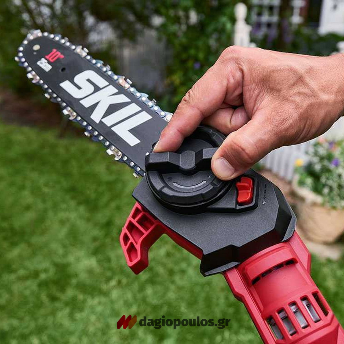 Skil 0650 CA 20V Max Αλυσοπρίονο Τηλεσκοπικό Μπαταρίας 18V Li-Ion 20cm Με Μπαταρία 4.0Ah