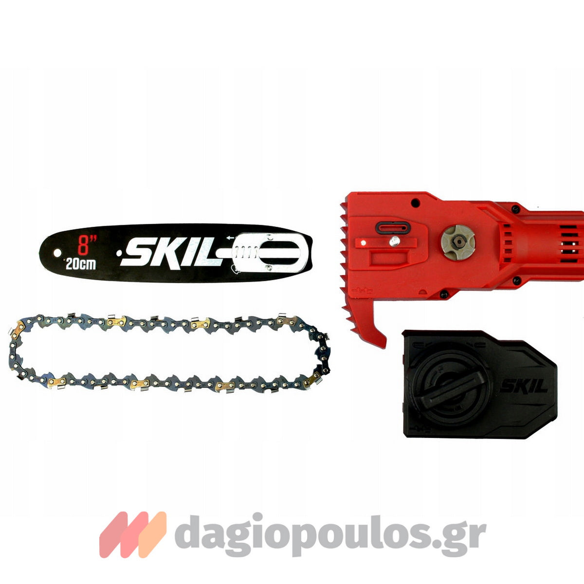 Skil 0650 CA 20V Max Αλυσοπρίονο Τηλεσκοπικό Μπαταρίας 18V Li-Ion 20cm Με Μπαταρία 4.0Ah