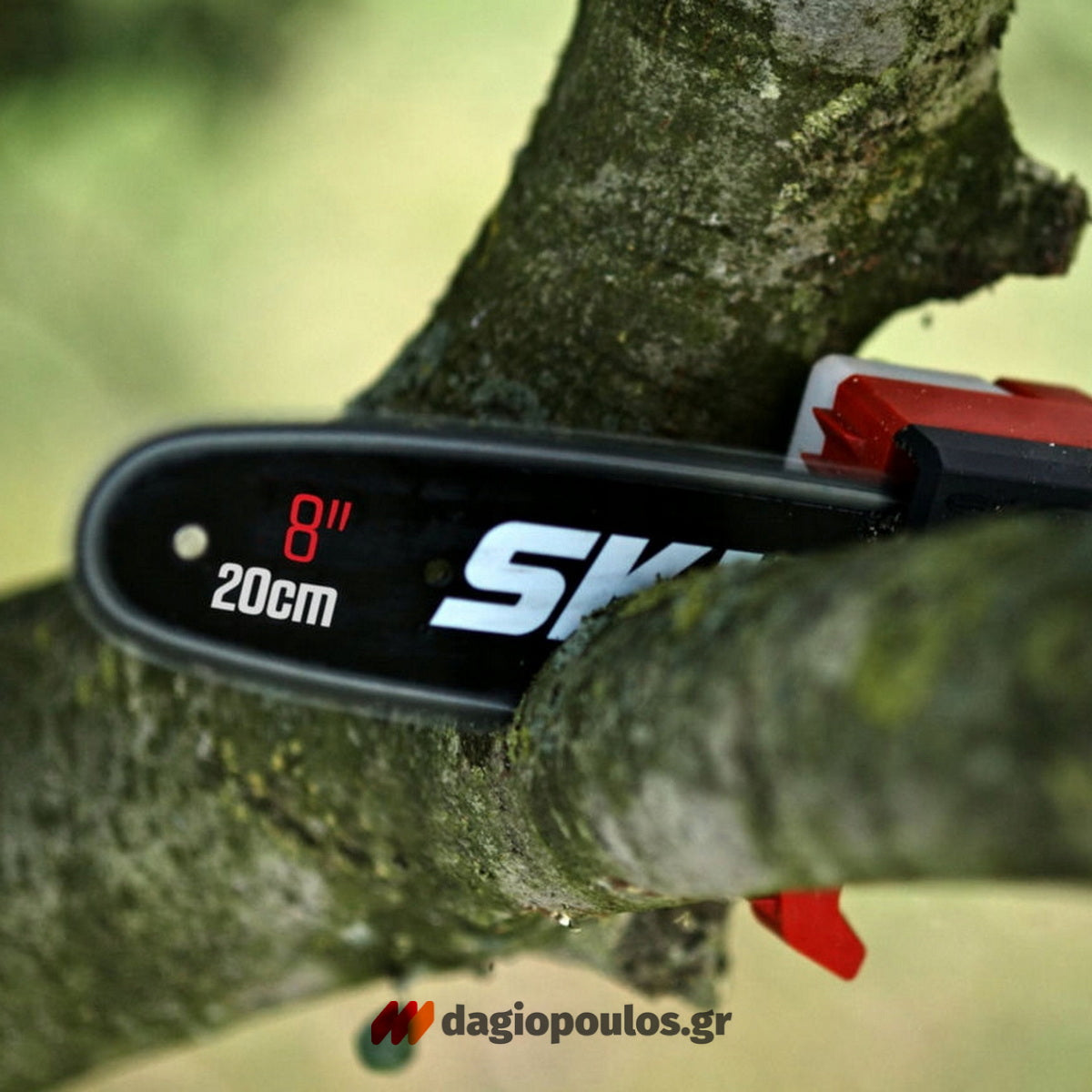Skil 0650 CA 20V Max Αλυσοπρίονο Τηλεσκοπικό Μπαταρίας 18V Li-Ion 20cm Με Μπαταρία 4.0Ah