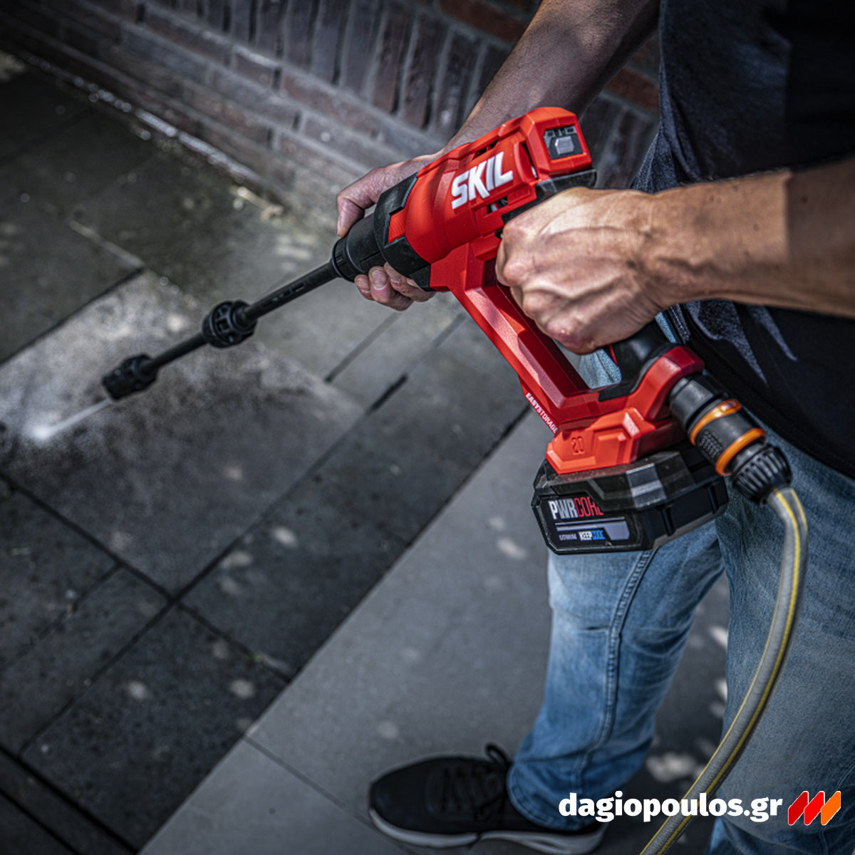 Skil 0762 CA 20V Max Πλυστικό Υψηλής Πίεσης Μπαταρίας 20V Li-Ion 24Bar SOLO