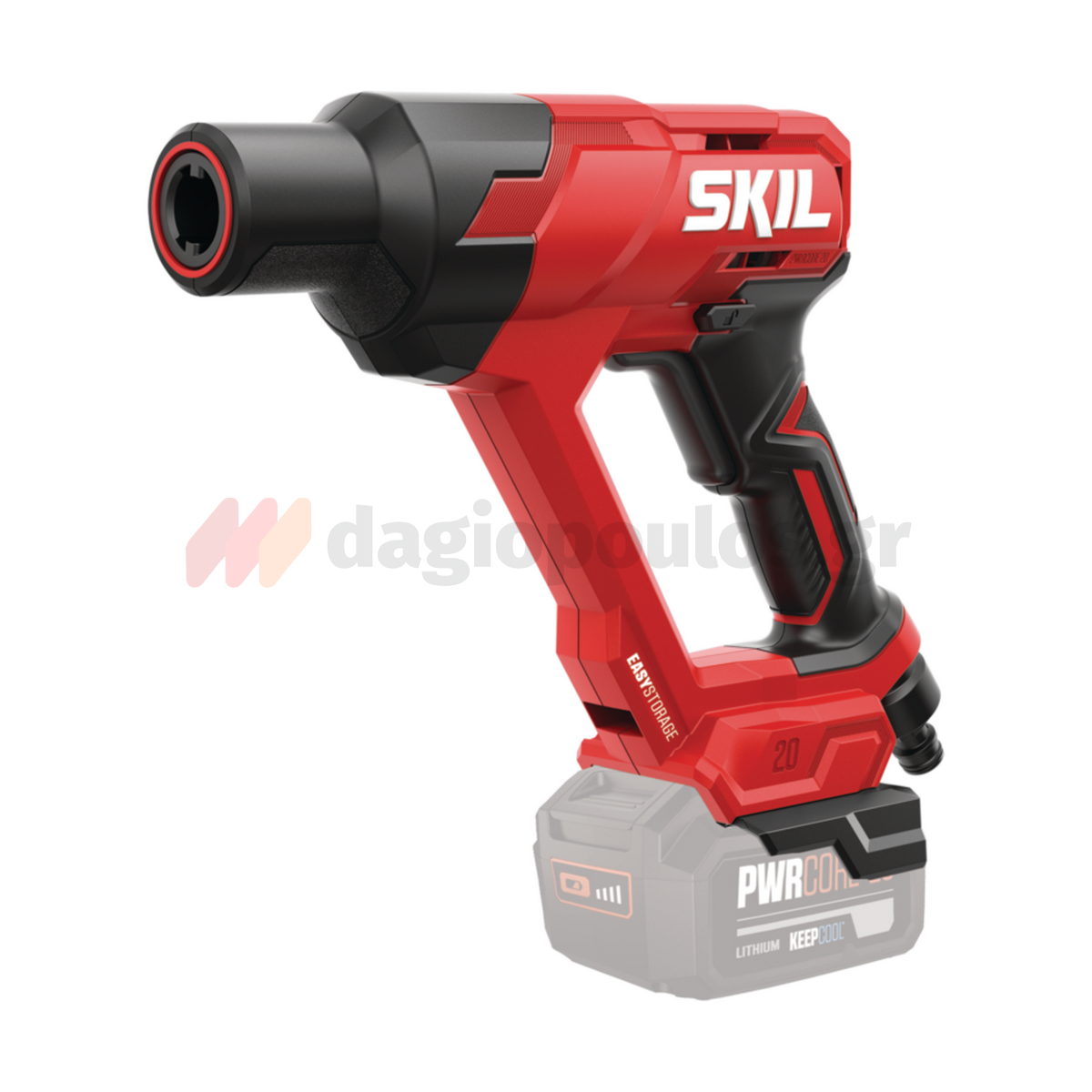 Skil 0762 CA 20V Max Πλυστικό Υψηλής Πίεσης Μπαταρίας 20V Li-Ion 24Bar SOLO