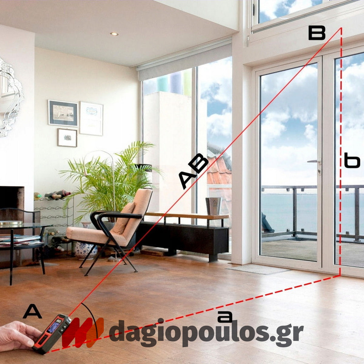 Skil 1930 Μετρητής Αποστάσεων Laser 3.7V 30mtr