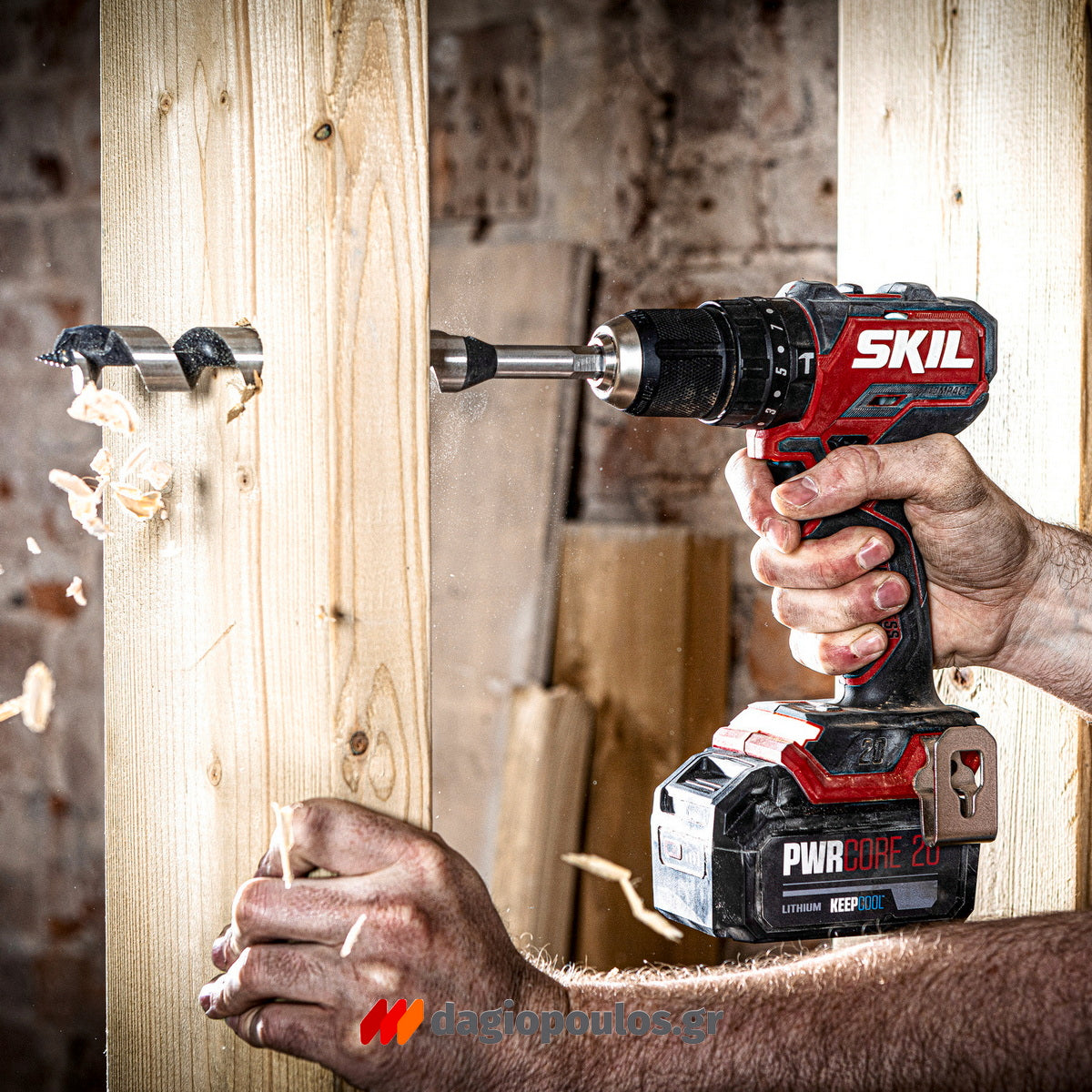 Skil 3075 CA - 3231 CA 20V Max ΣΕΤ Brushless Κρουστικό Δραπανοκατσάβιδο - Παλμικό Κατσαβίδι 20V Li-Ion 2 Μπατ.4.0Ah - Ταχυφορτιστής - Βαλίτσα