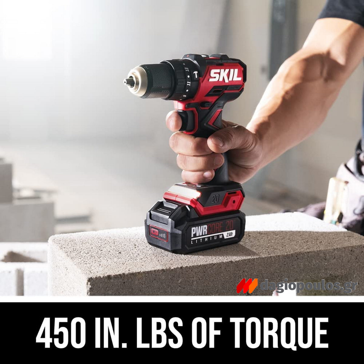 Skil 3075 CA - 3231 CA 20V Max ΣΕΤ Brushless Κρουστικό Δραπανοκατσάβιδο - Παλμικό Κατσαβίδι 20V Li-Ion 2 Μπατ.4.0Ah - Ταχυφορτιστής - Βαλίτσα